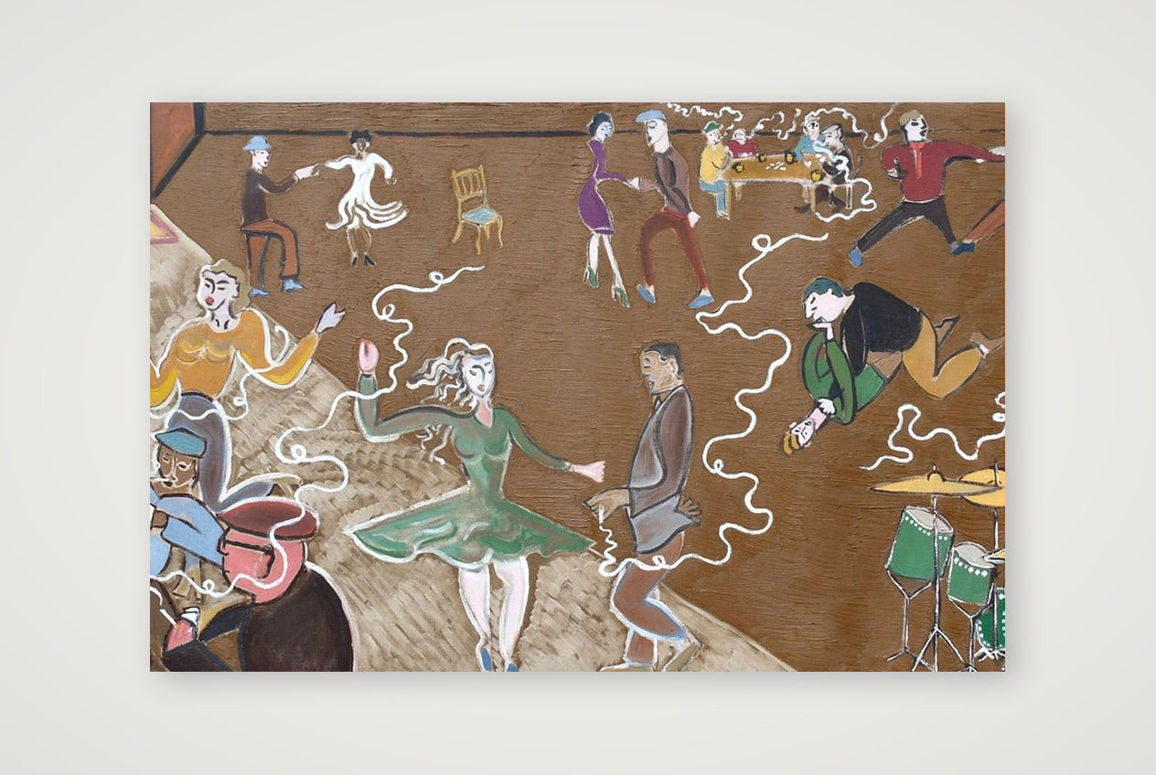 Pub Scene — 60×40cm, 24×16" Print only